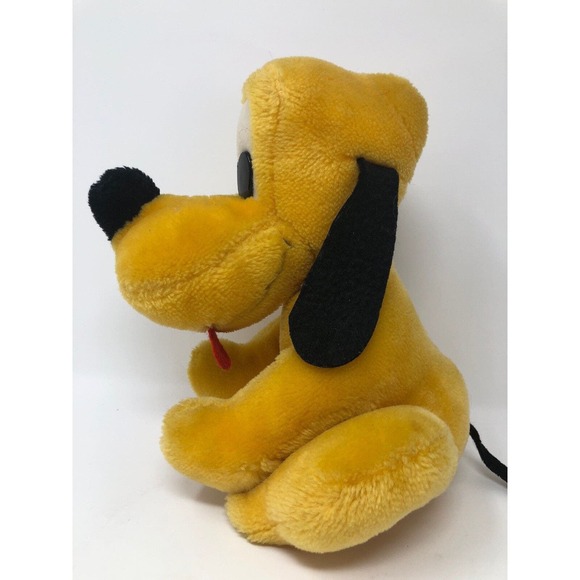 Vintage Pluto Plush Disneyland Walt Disney World Sitting Dog 10" Stuffed Animal - Picture 2 of 11